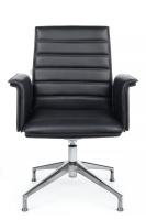 Изображение кресло rv design rubens-st (c1819-2) кожа черная